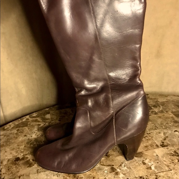 Sofft Boots Brown - 11M - 4” heel - floor to top of boot 18” 👢 - Picture 1 of 4